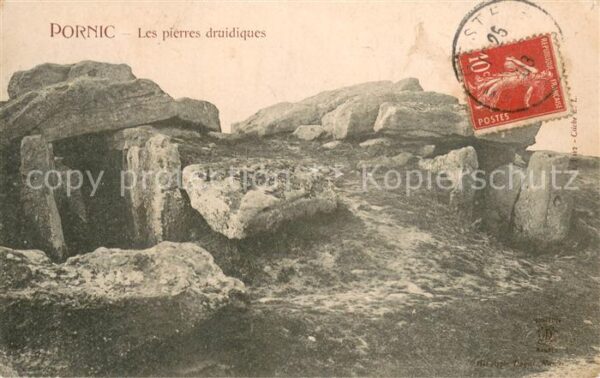 Pornic 44 Les pierres druidiques