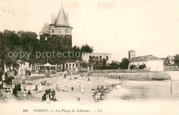 Pornic 44 La plage du Chateau