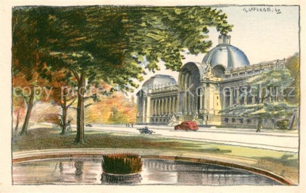 Paris 75 Le Petit Palais Illustration Künstlerka