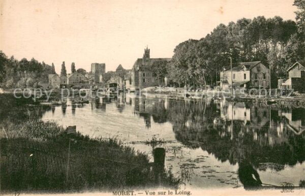 Moret-sur-Loing Vue sur le Loing