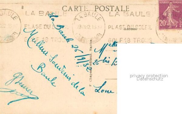 La Baule sur Mer 44 Avenue des Lilas vers le Pouliguen – Bild 2
