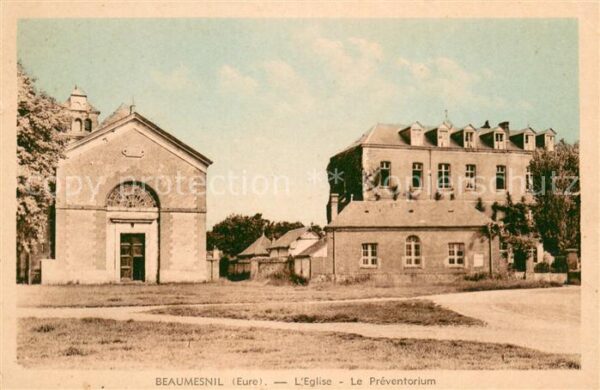 Beaumesnil Eure Eglise le Preventorium
