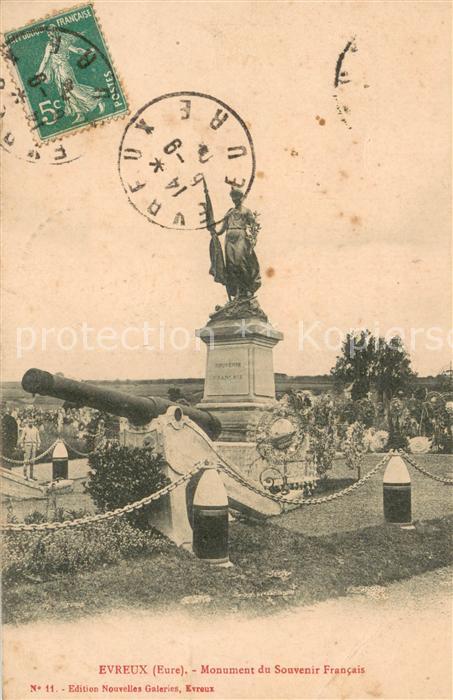 Evreux 27 Monument du Souvenir Francais