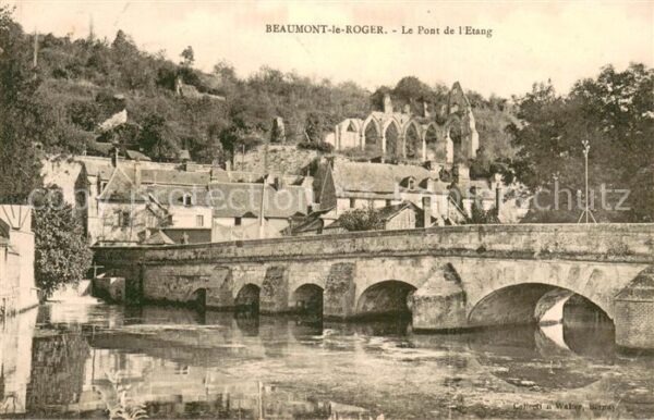 Beaumont-le-Roger Pont de l étang
