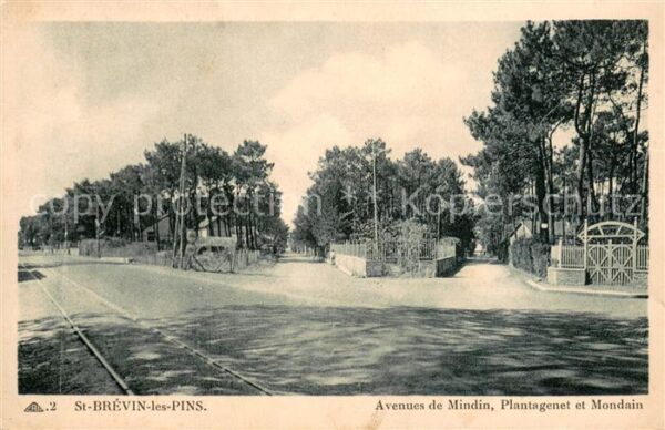 Saint-Brevin-les-Pins Avenues de Mindin Plantagenet et Mondai