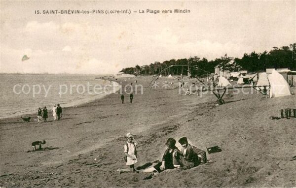 Saint-Brevin-les-Pins La plage vers Mindin