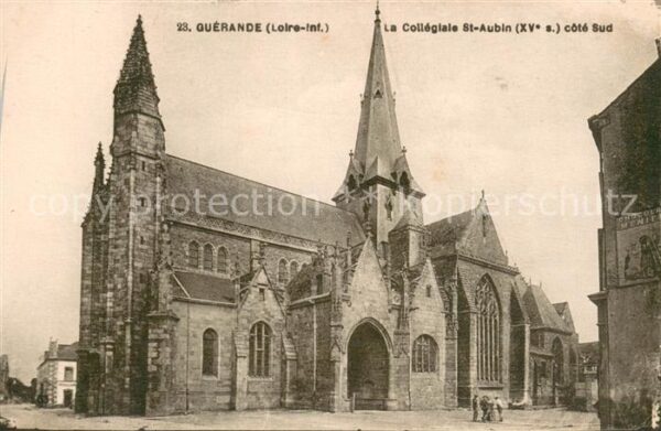 Guerande Collégiale Saint Aubin XVe siècle