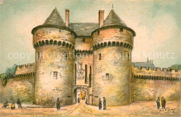 Guerande La Porte Saint Michel Peinture Künstler