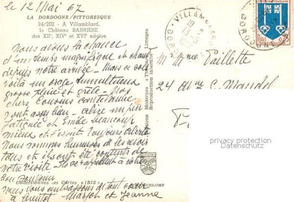 Villamblard Chateau Barriere – Bild 2