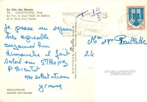 Saint Tropez Var Port Quai Bailli de Suffren et Quai Jea – Bild 2