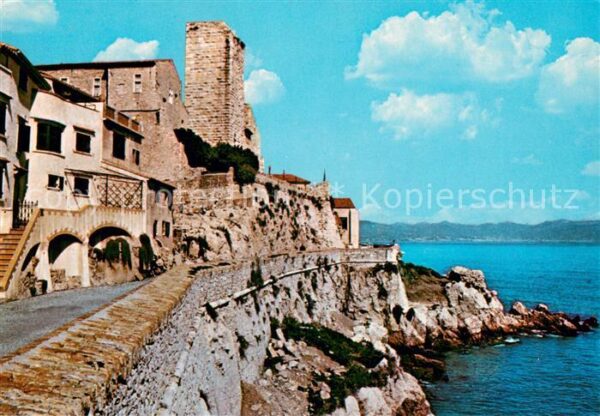 Antibes Alpes Maritimes Chateau Musee Grimaldi et les remparts