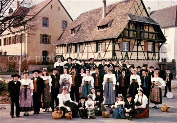 Colmar 68 Groupe Folklorique Columbaria Costumes