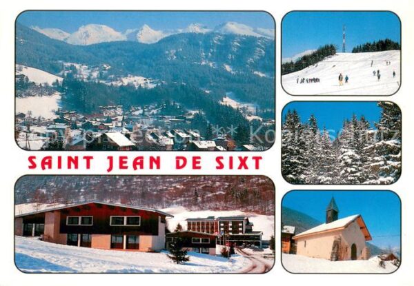 Saint-Jean-de-Sixt Vue Generale et villaage familial de Fo