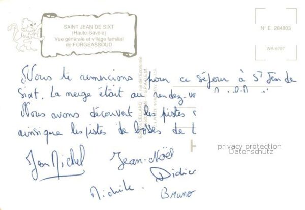Saint-Jean-de-Sixt Vue Generale et villaage familial de Fo – Bild 2
