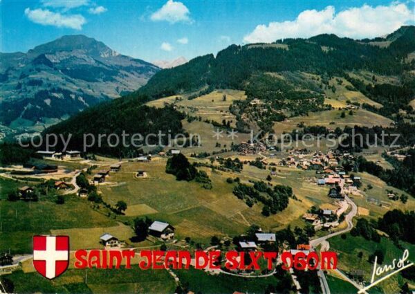 Saint-Jean-de-Sixt Vue Generale aérienne