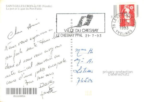 Saint-Gilles-Croix-de-Vie Vendee Le port et quai du Port Fidèle – Bild 2