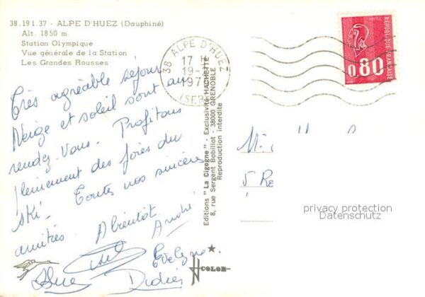 Alpe d Huez Isere Station Olympique Station Les Grandes R – Bild 2