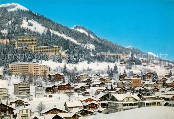 Leysin VD Vue panoramique en hiver Station de Spo