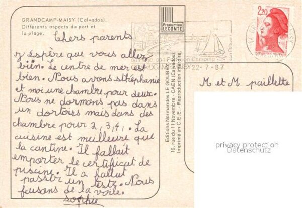 Grandcamp Maisy Calvados Différents aspects du port et la plage – Bild 2
