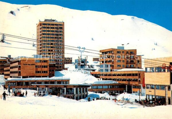 La Plagne Départ du télécabine Grande Rochette St