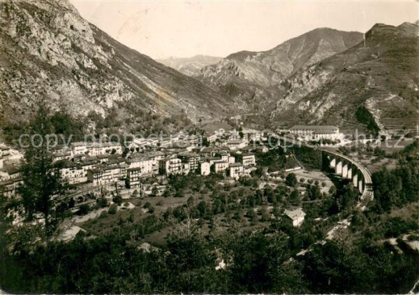 Tende Alpes Maritimes Vue Generale et les Alpes