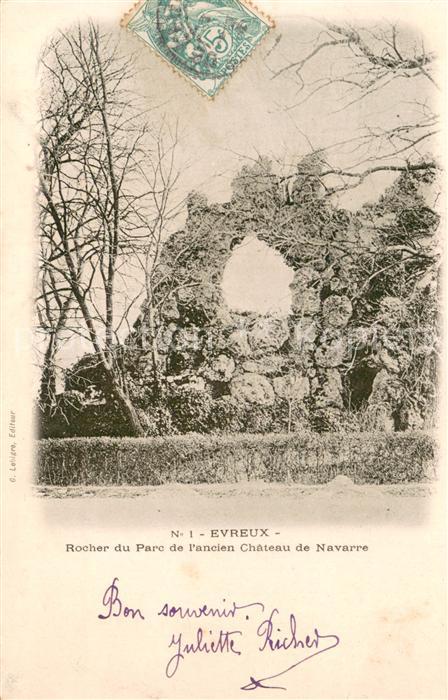 Evreux Rocher du Parc de l’ancien Chateau de N