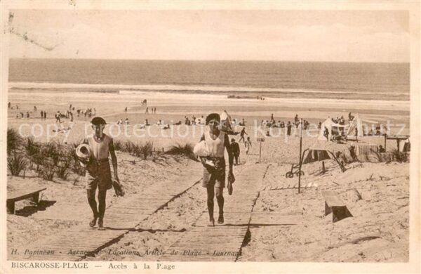 Biscarosse Acces a la Plage