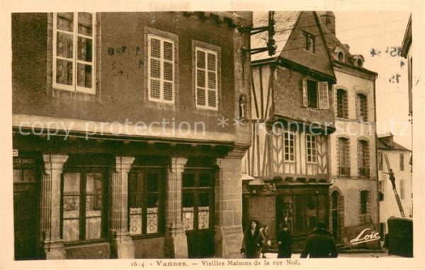 Vannes 56 Vieilles Maisons de la rue Noe