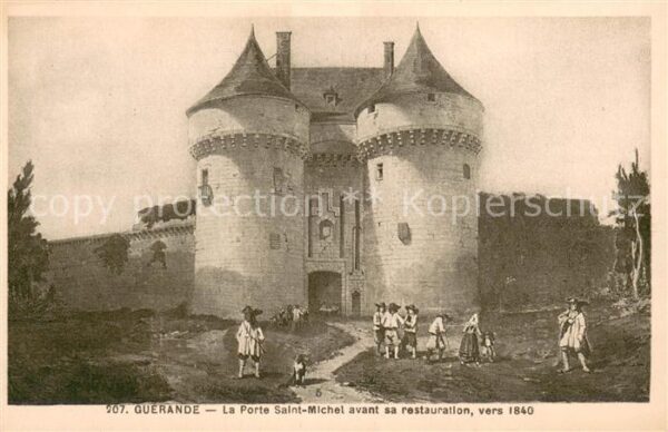 Guerande La Porte Saint Michel avant sa restaura