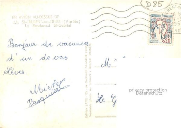 Saint-Laurent-sur-Sevre Le Pensionnat St Gabriel Vue aerienne – Bild 2