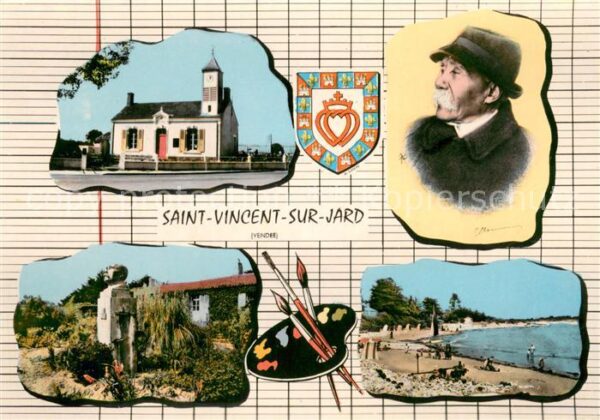 Saint-Vincent-sur-Jard Eglise Monument La Plage
