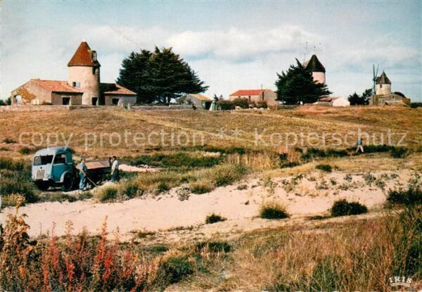 Ile de Noirmoutier Les moulins de la Gueriniere