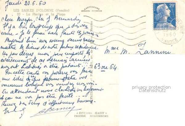 Les Sables-d Olonne La Piscine et la Plage Vue aerienne – Bild 2