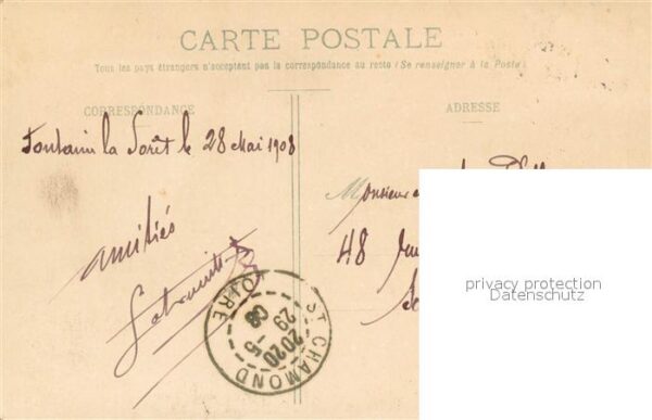 Rouen Vue generale prise cote Sainte Catherin – Bild 2