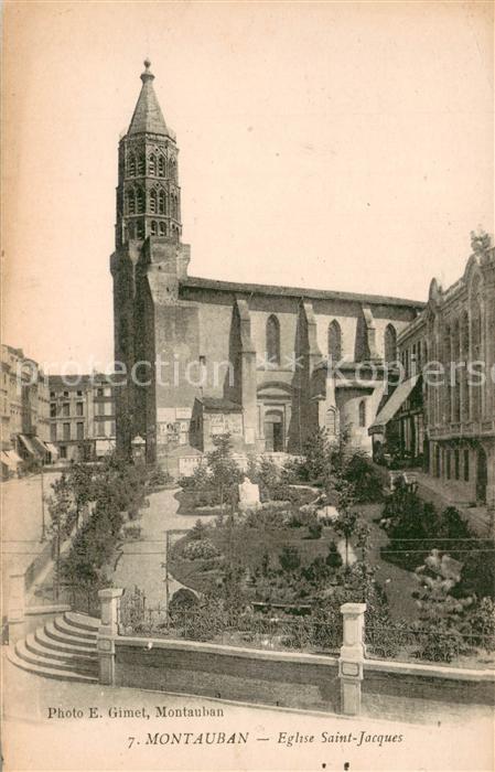 Montauban Tarn-et-Garonne Eglise Saint Jacques