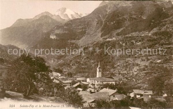 Sainte-Foy-Tarentaise et le Mont Pourri