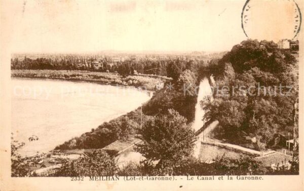 Meilhan-sur-Garonne Le Canal et la Garonne