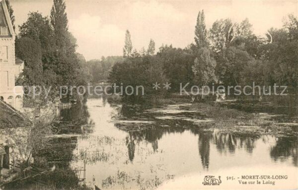 Moret-sur-Loing Vue sur le Loing