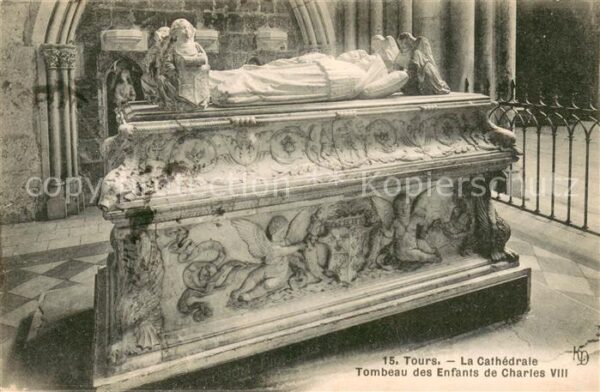Tours Indre-et-Loire La Cathedrale Tombeau des Enfants de Ch