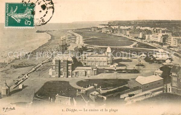 Dieppe 76 Le casino et la plage