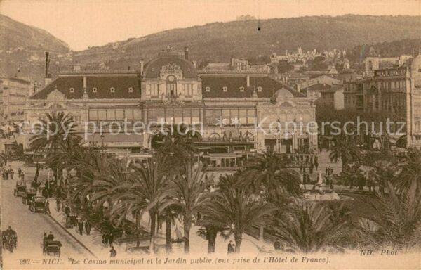 Nice 06 Le Casino municipal et le Jardin public