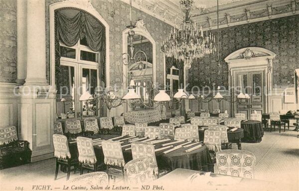 Vichy Allier Le Casino Salon de Lecture