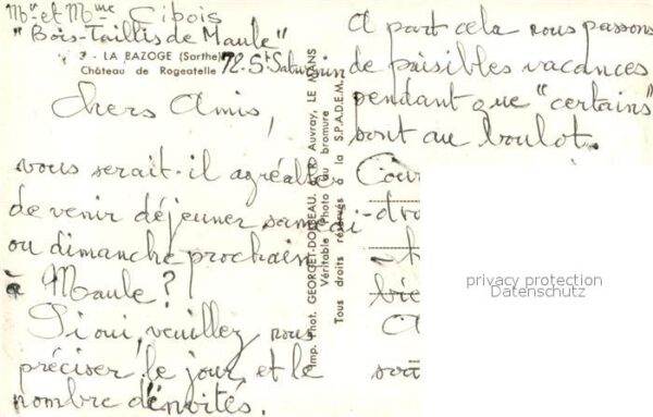 La Bazoge Sarthe Chateau de Rogeatelle – Bild 2