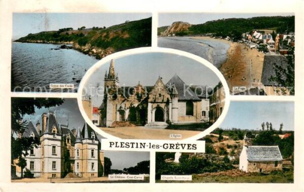 Plestin-les-Greves Greve des Cures Le Chateau Coat Carric