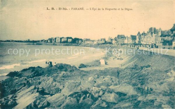 Parame St-Malo Epi de la Hoguette et la Digue