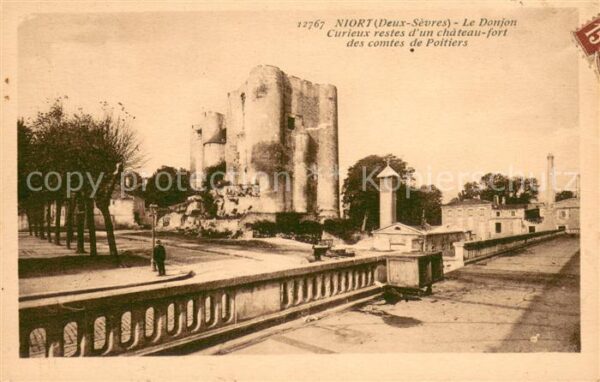 Niort 79 Le Donjon Curieux restes d’un chateau-f