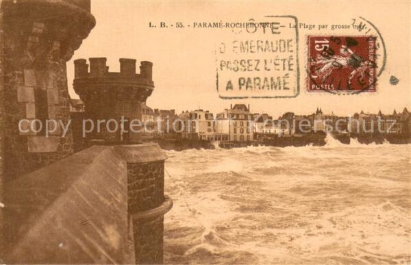 Rochebonne Parame La Plage par grosse mer