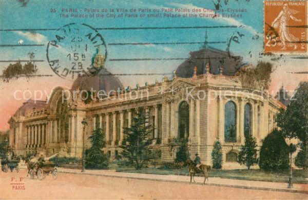 Paris Palais de la Ville de Paris ou Petit Pa