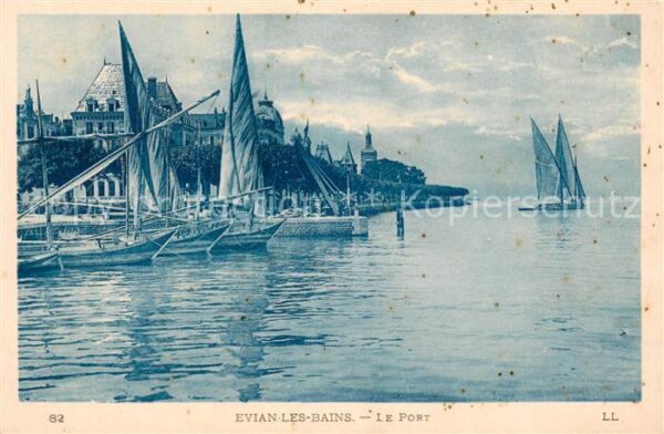 Evian-les-Bains Haute Savoie Le Port