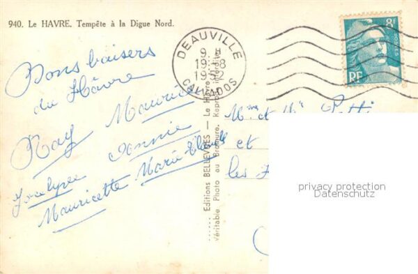 Le Havre Tempete a la Digue Nord – Bild 2